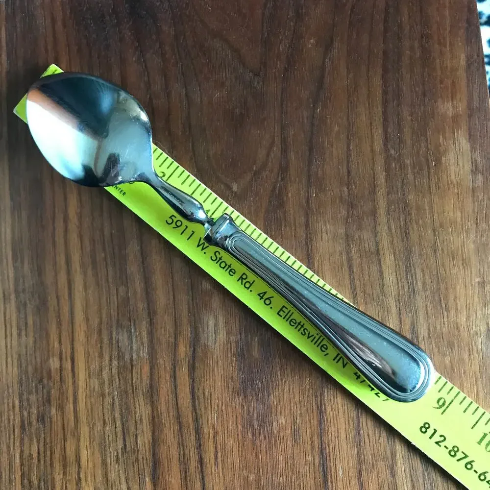 Williams Sonoma WSF15 Stainless France Glossy Silverware Single Oval Place Spoon